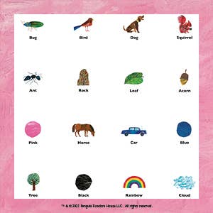 The Very Hungry Caterpillar Travel Bingo Game