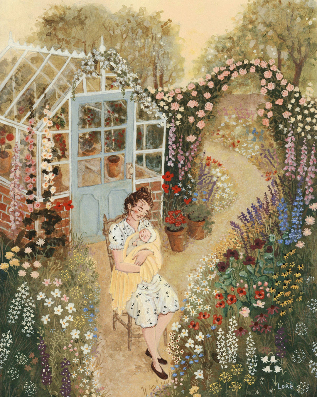 Where the Light Falls Art Print