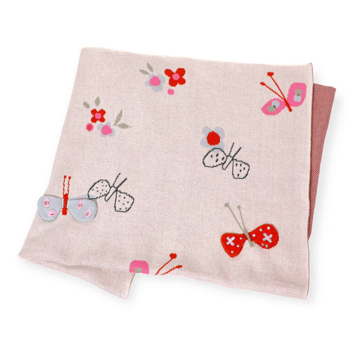 Butterfly 3D Organic Cotton Baby Blanket