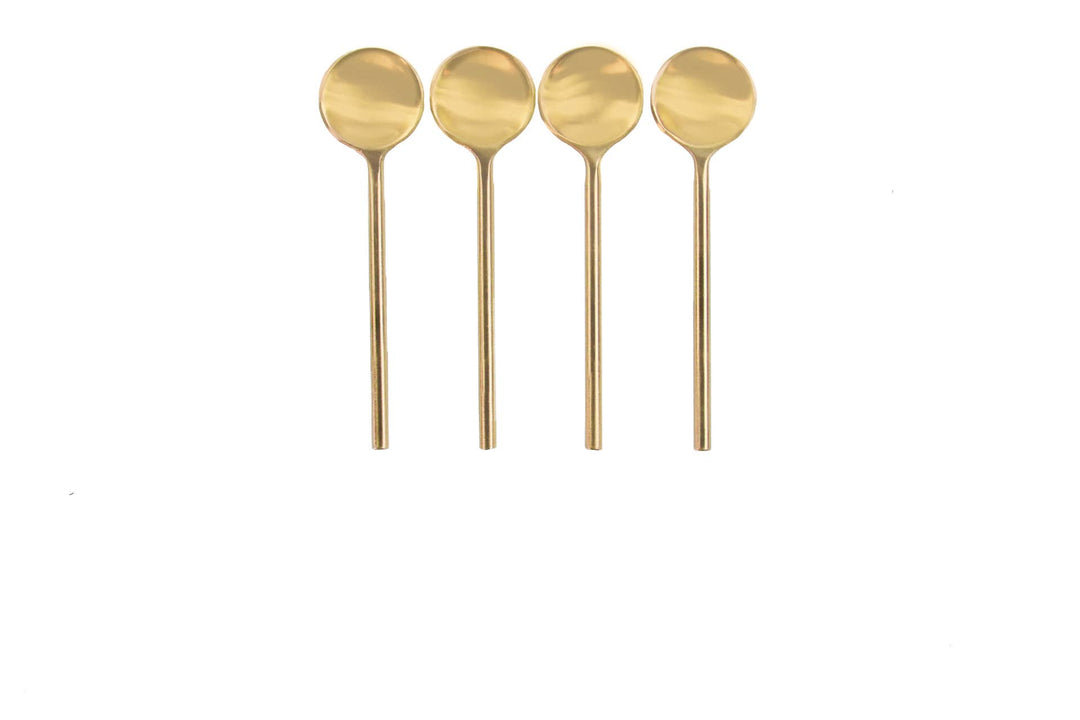 Gold Thin Mini Spoons
