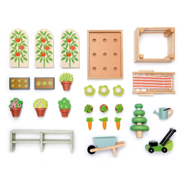 Greenhouse and Garden Set Wooden Toy