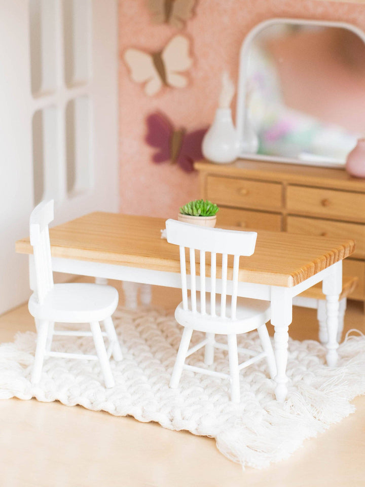Dollhouse Farm Style Dining Table