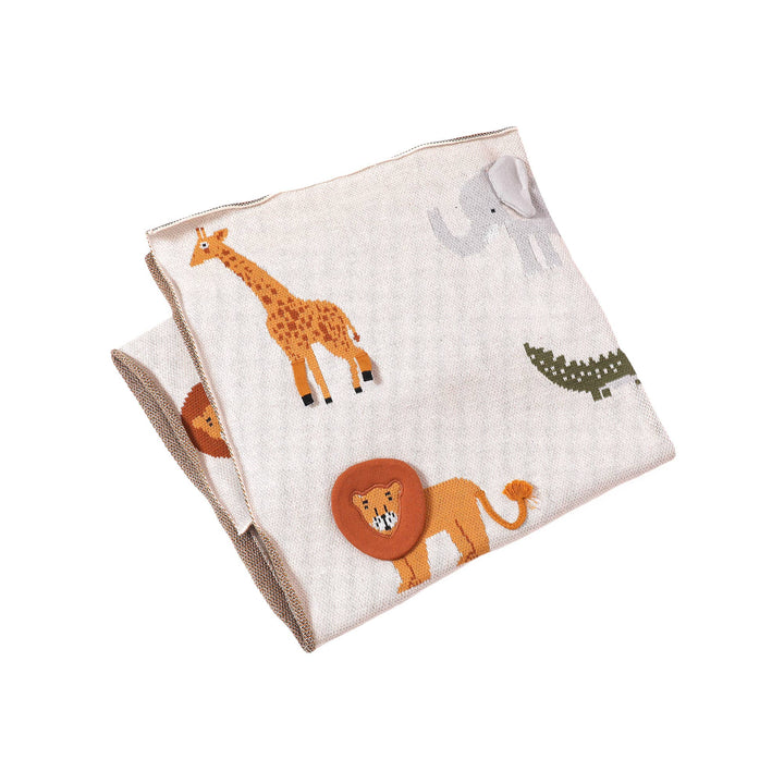 Savannah Organic 3D Knit Baby Blanket