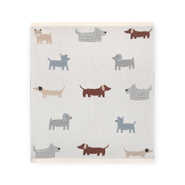 Buddy Dog, Organic Knit Baby Blanket