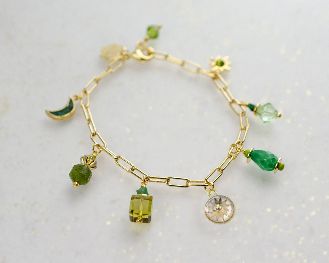 Zodiac Earth Sign Charm Bracelet