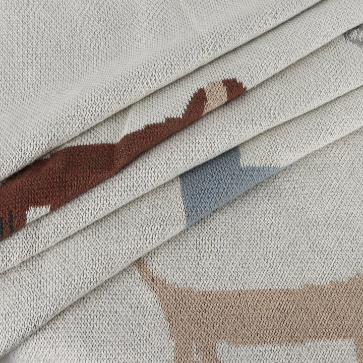 Buddy Dog, Organic Knit Baby Blanket