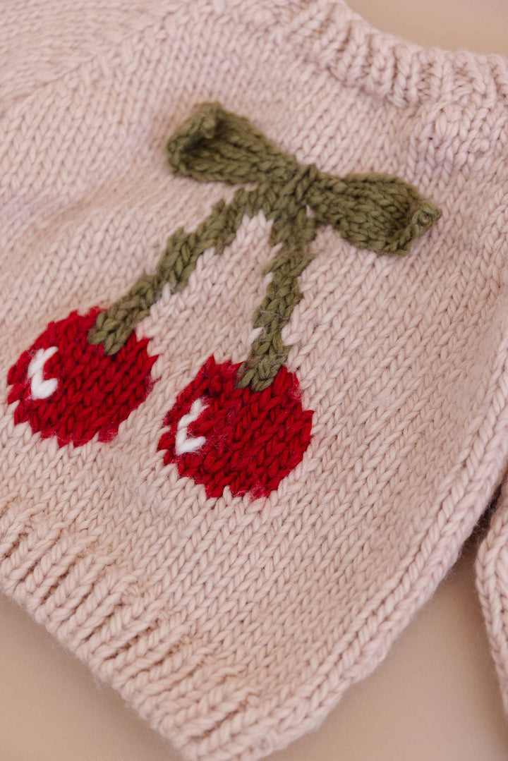 Kids Cherry Pullover Sweater