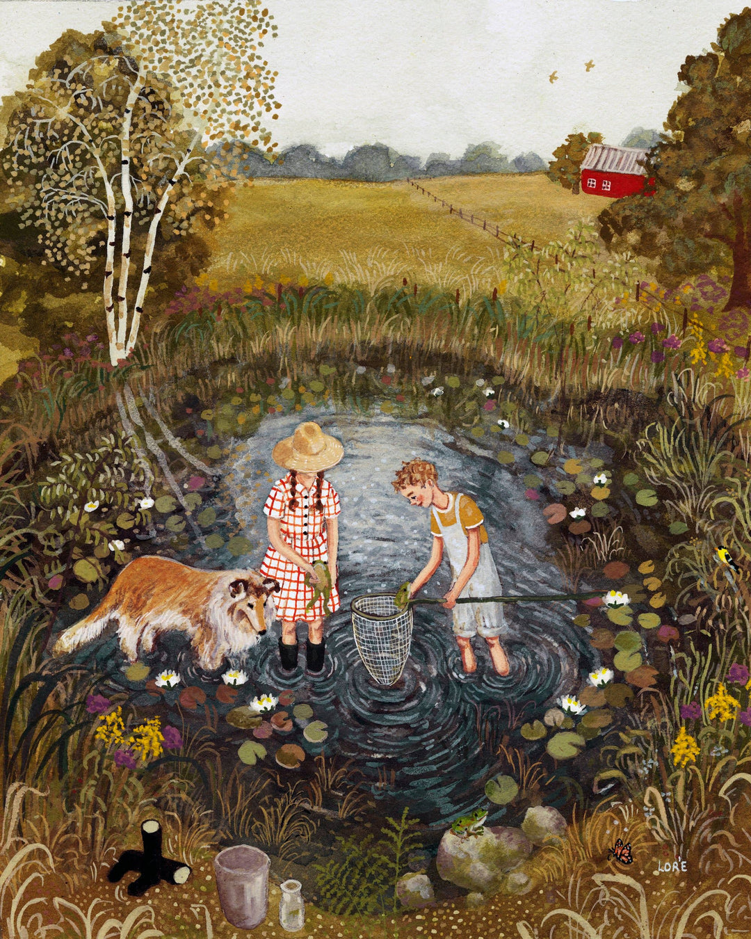 Dog Days Art Print