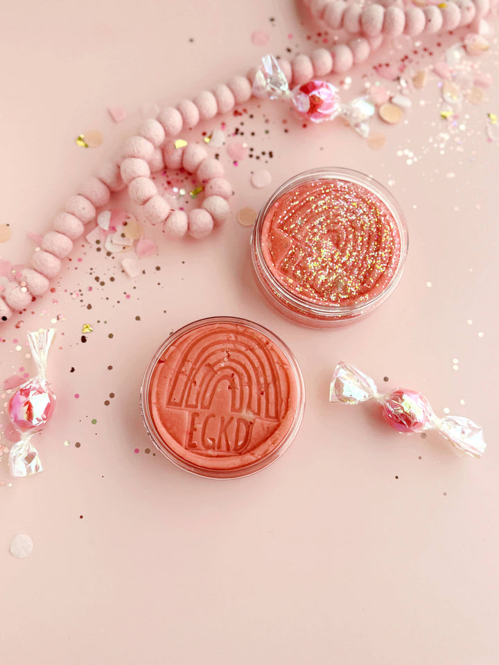 Pink KidDough with Glitter - 4 oz