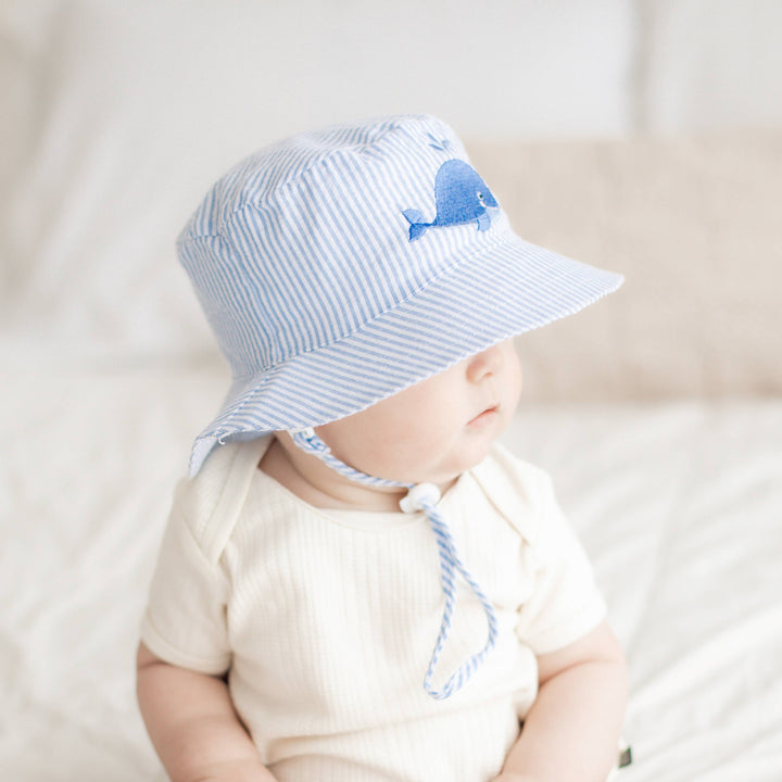 Whale Bucket Baby & Toddler Hat UPF 50+