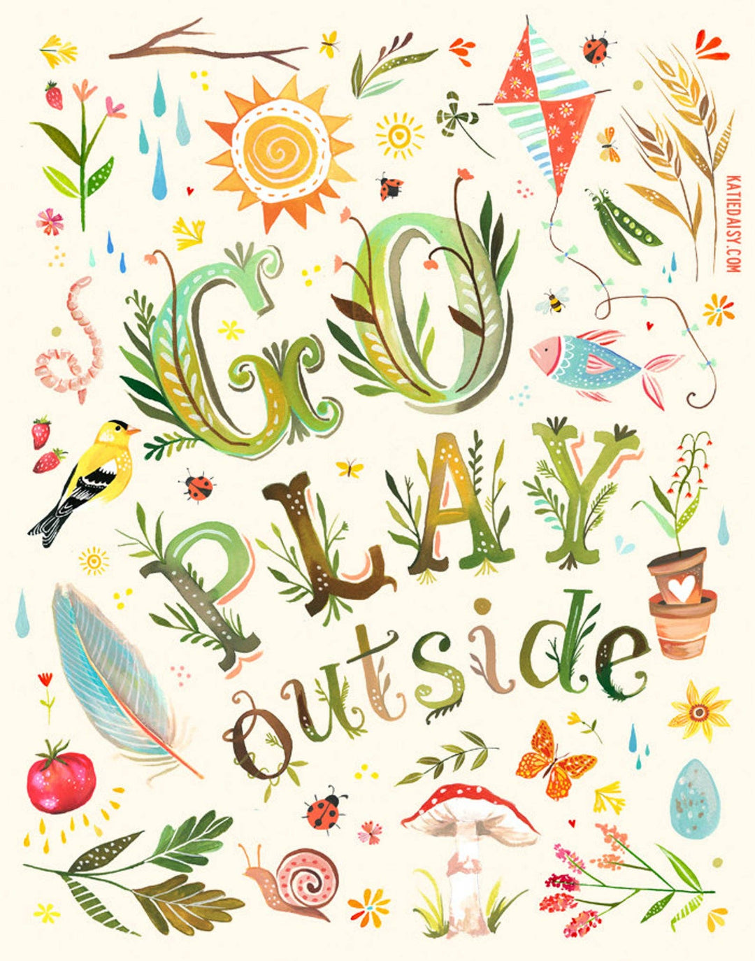 Play Outside Print- 2 Sizes