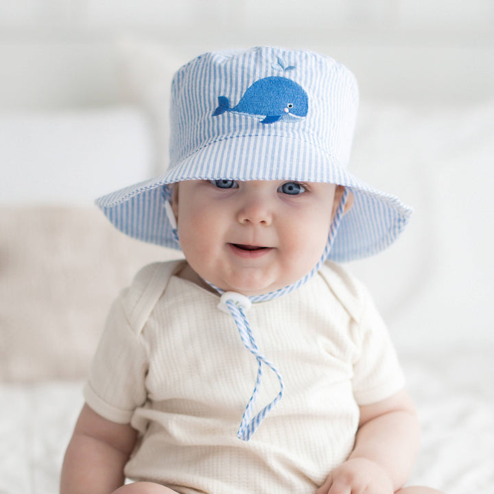 Whale Bucket Baby & Toddler Hat UPF 50+