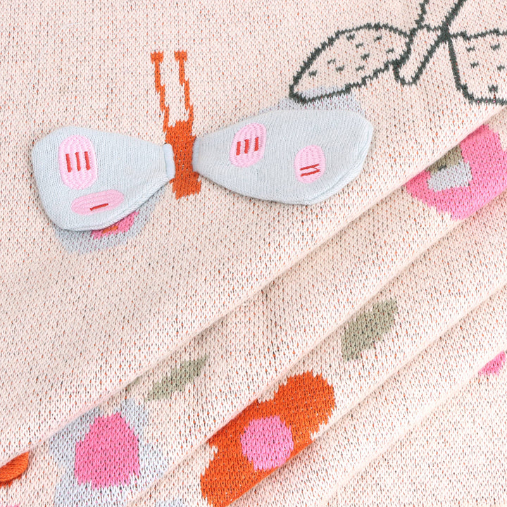 Butterfly 3D Organic Cotton Baby Blanket