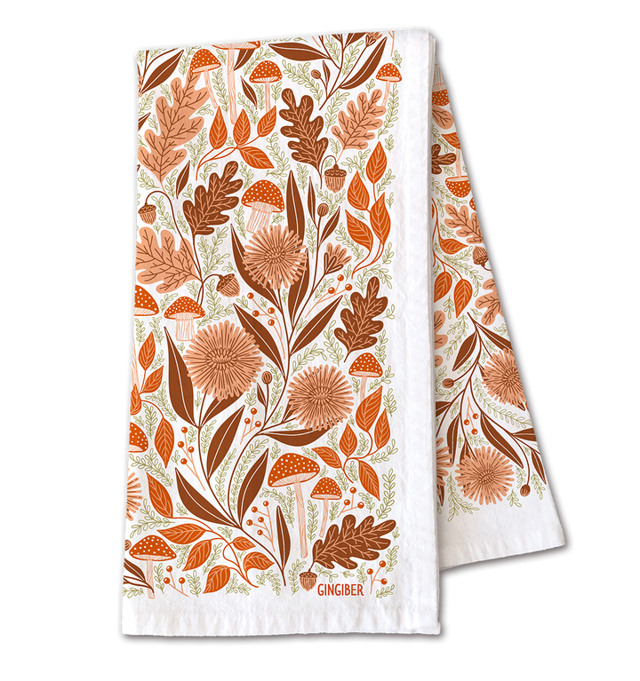 Mushroom Medley Tea Towel