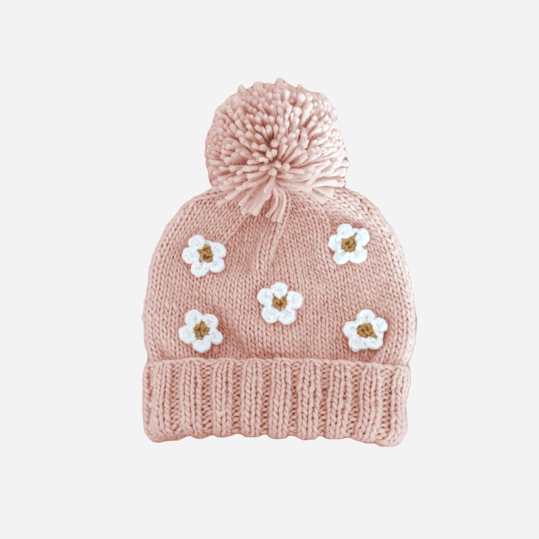 Kids Flower Hat in Blush