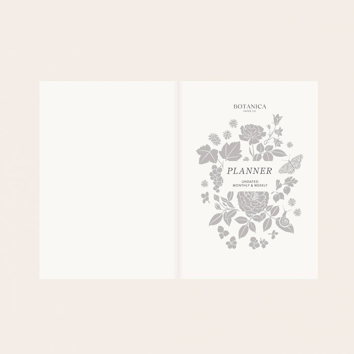 Reverie Linen-Bound Undated Planner