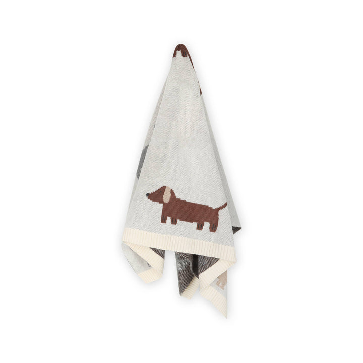 Buddy Dog, Organic Knit Baby Blanket