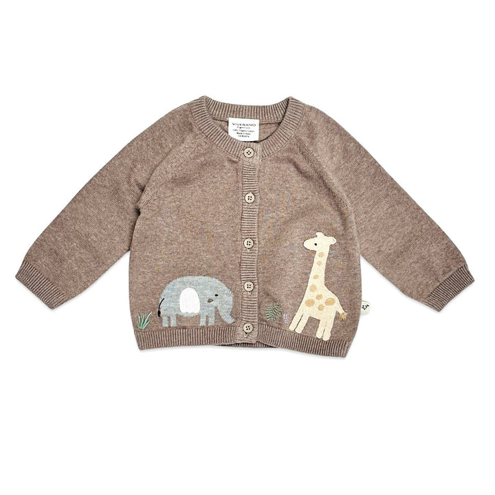 Giraffe Elephant Baby Cardigan