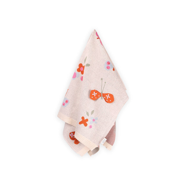 Butterfly 3D Organic Cotton Baby Blanket