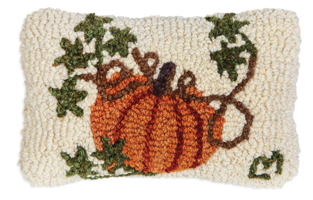 Cinderella Pumpkin Hooked Pillow