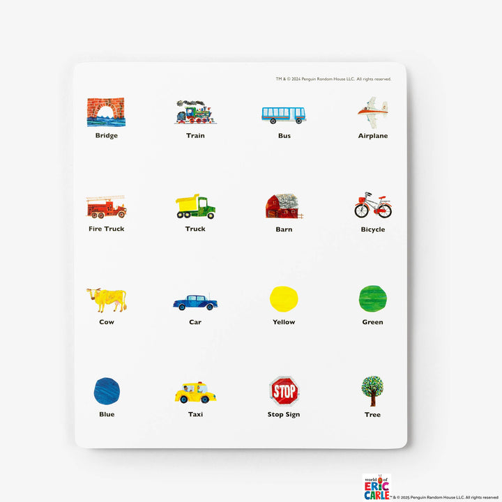 The Very Hungry Caterpillar Travel Bingo Game