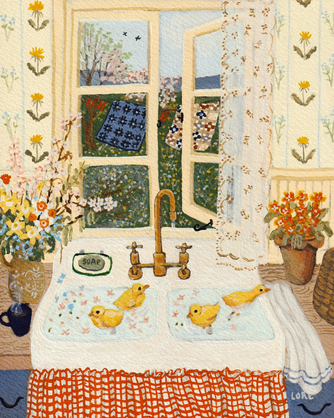 Forget-Me-Not Spring Art Print