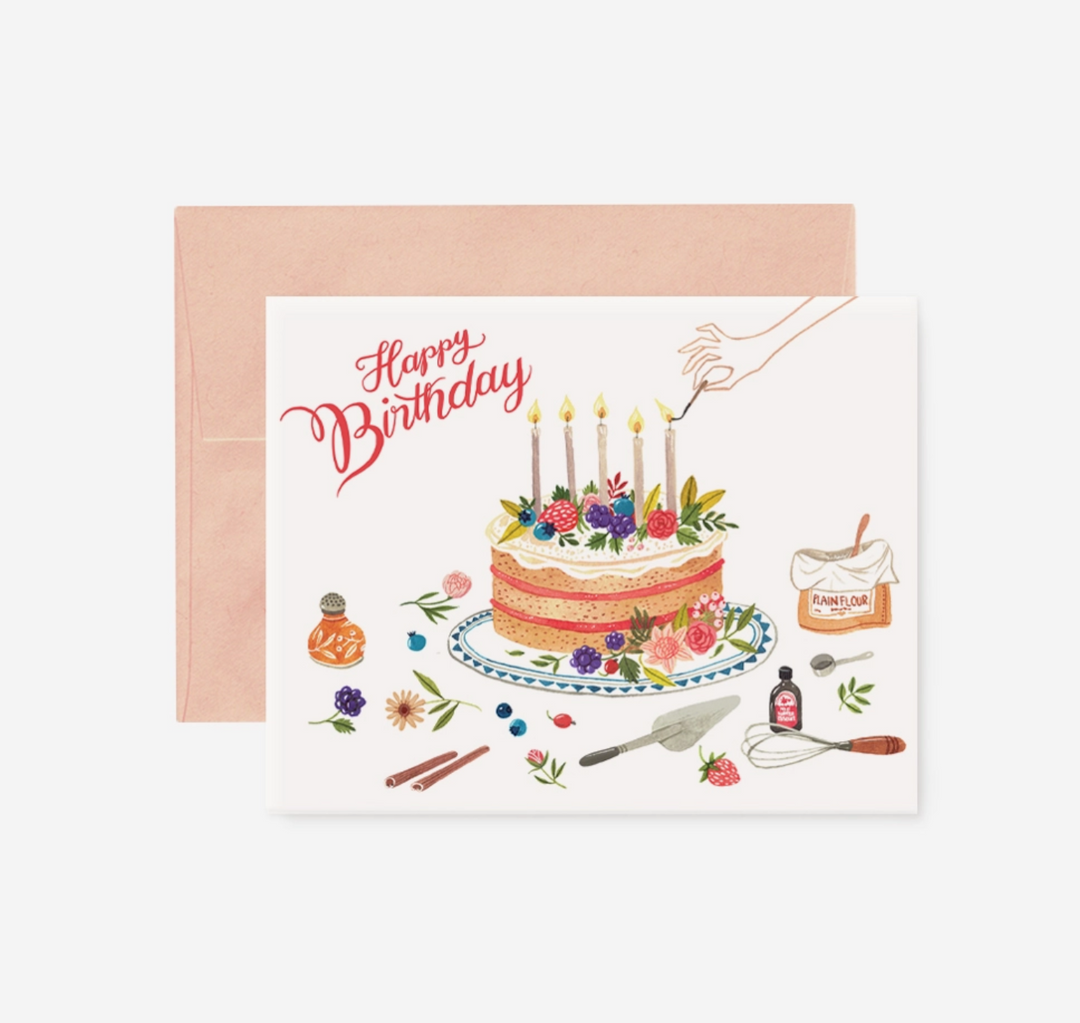 Birthday Cake Greeting Card