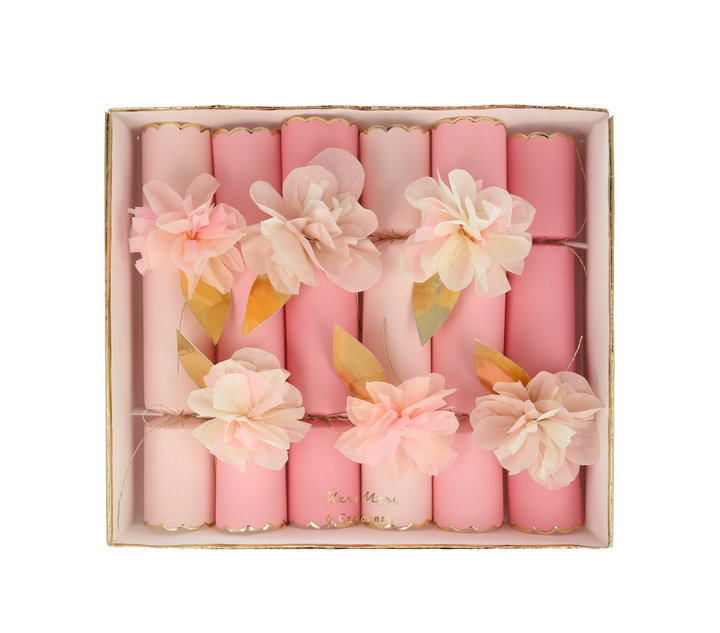 Tissue Floral Crackers, Box of 6