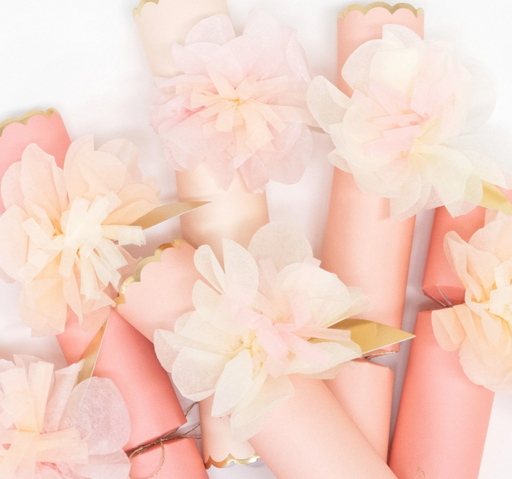 Tissue Floral Crackers, Box of 6