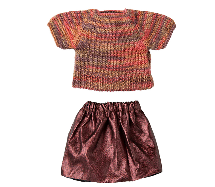 Skirt & Knitted Blouse, Mum Mouse