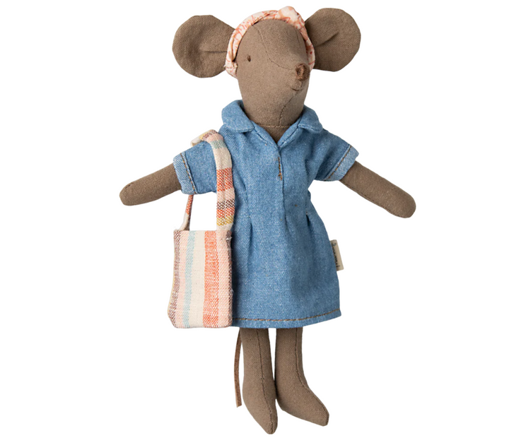 Denim Dress & Bag, Mum Mouse