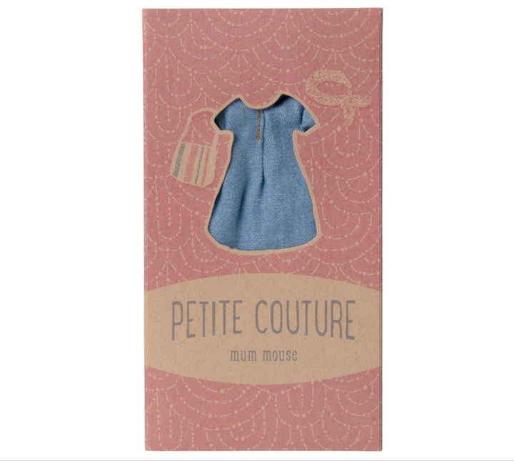 Denim Dress & Bag, Mum Mouse