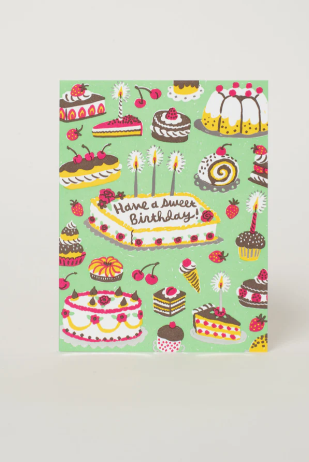 Birthday Sweets Greeting Card