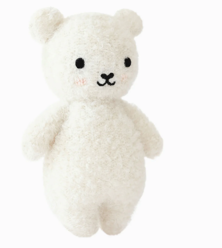 Baby Boucle' Bear in Ivory