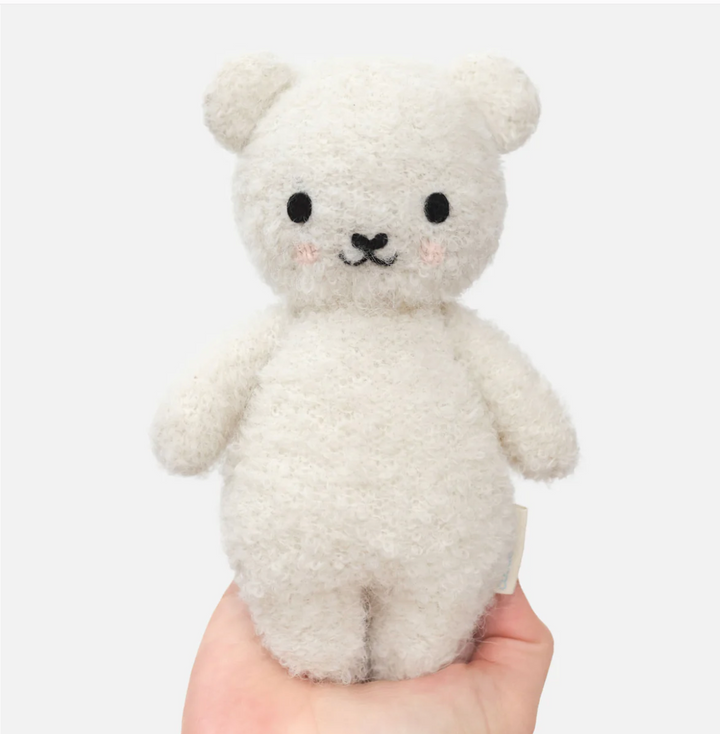 Baby Boucle' Bear in Ivory