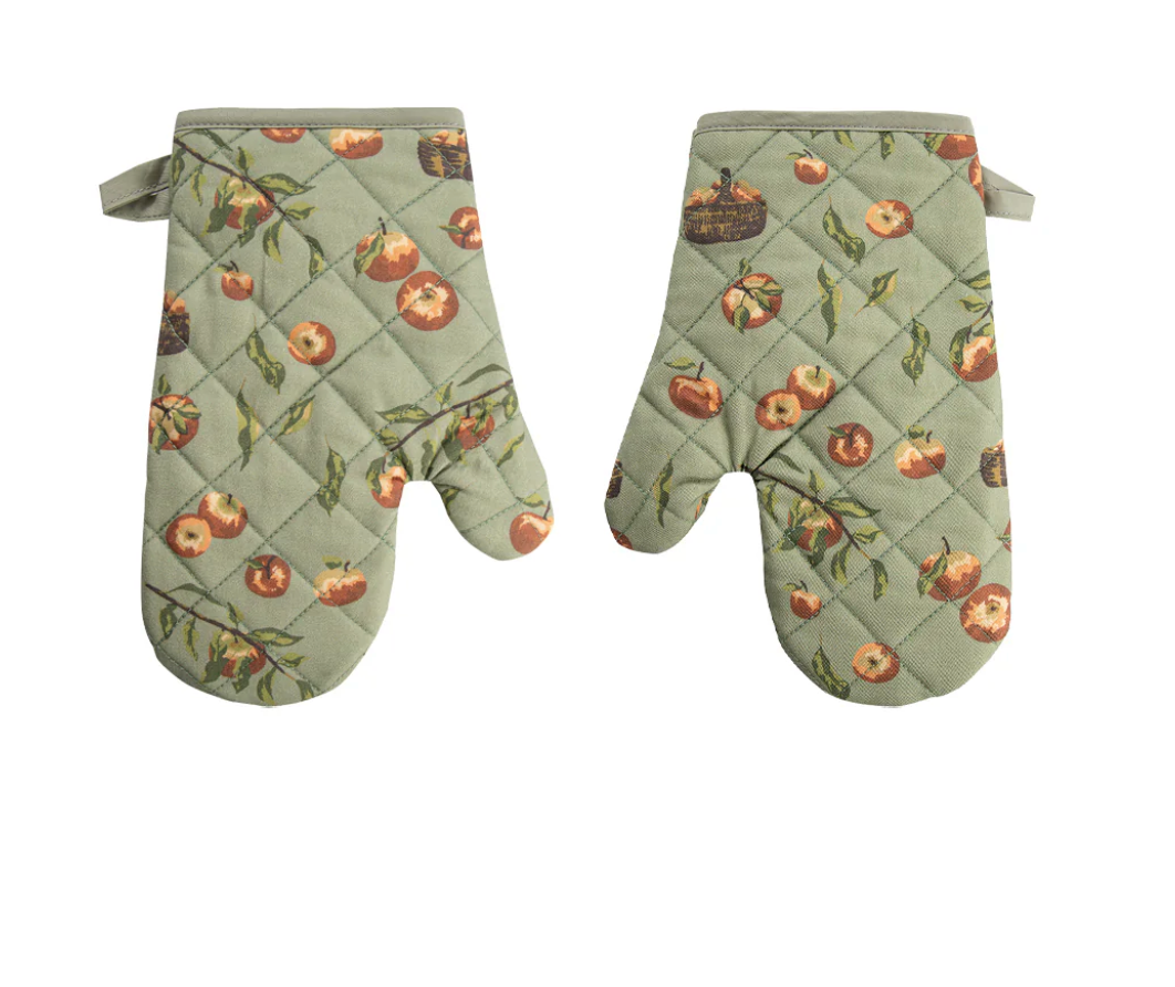 Apple Orchard Oven Mitt Set