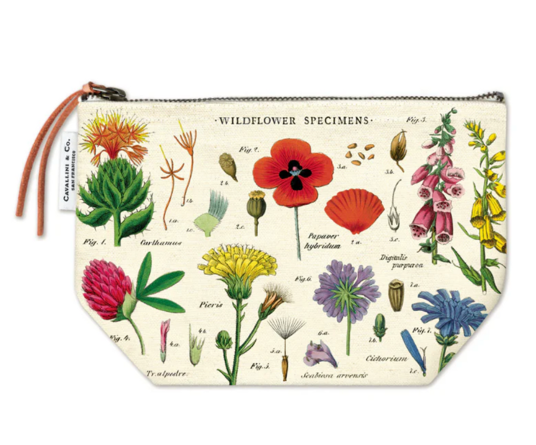 Wildflowers Vintage Pouch