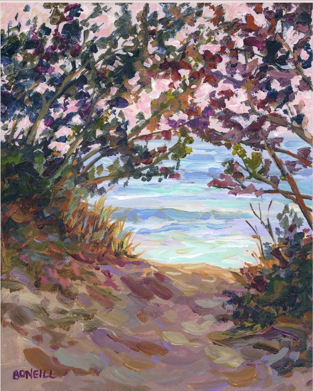 Pink Evening Art Print, 2 Sizes