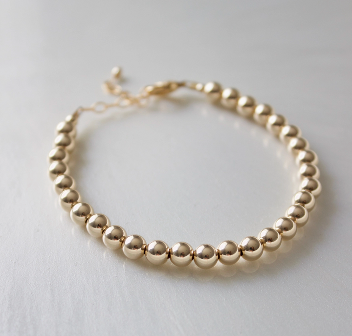 Gold Filled Beaded Bracelet