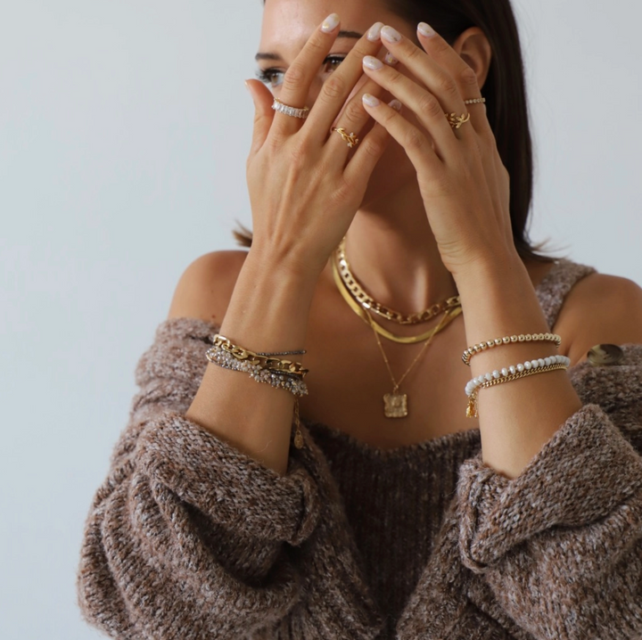 Gold Filled Beaded Bracelet