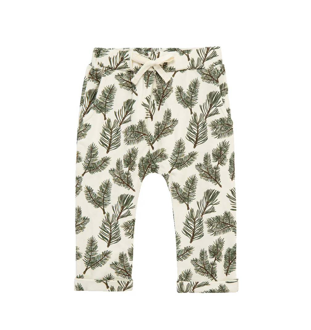 Brushed Jogger Pants in Pine