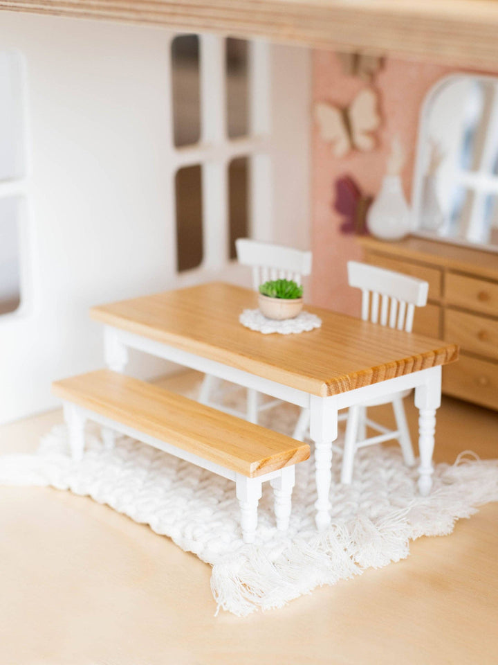 Dollhouse Farm Style Dining Table