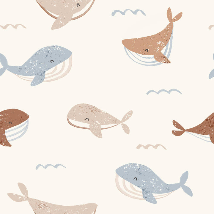 Whales Organic Cotton Swaddle