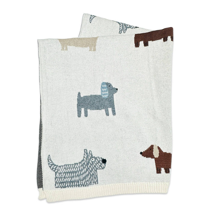 Buddy Dog, Organic Knit Baby Blanket