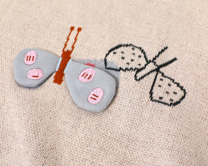 Butterfly 3D Organic Cotton Baby Blanket