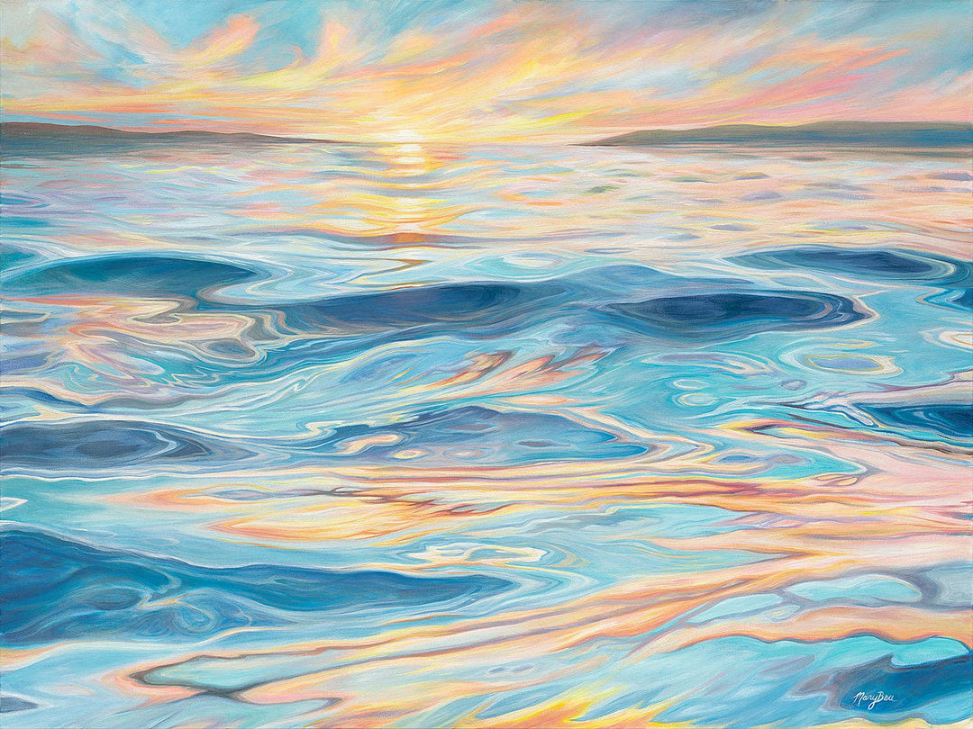 Golden Ripples Print, Local Artist - 3 Sizes