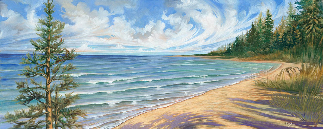 Blue Bay Print, Local Artist - 3 Sizes
