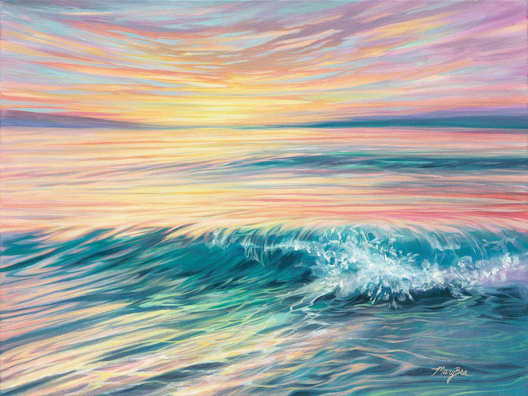 Sunset Swell Print, Local Artist - 3 Sizes
