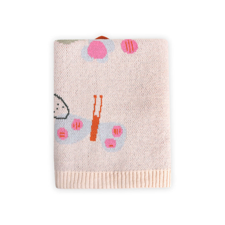 Butterfly 3D Organic Cotton Baby Blanket