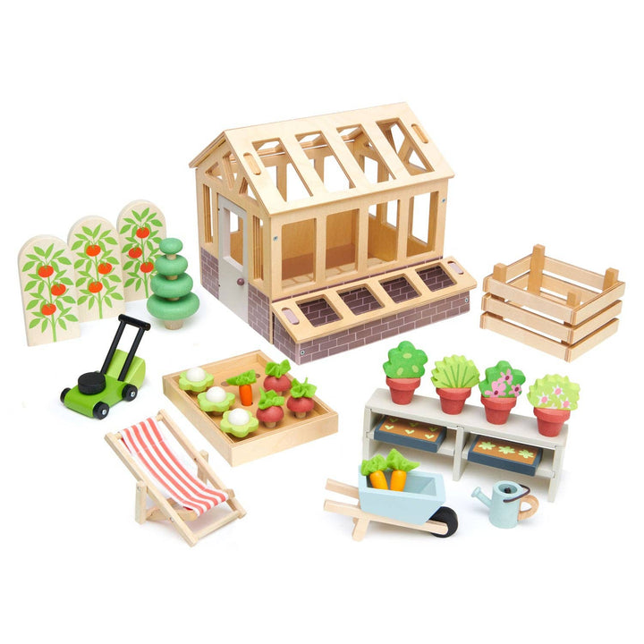 Greenhouse and Garden Set Wooden Toy